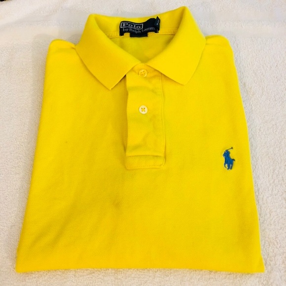 yellow ralph lauren shirt